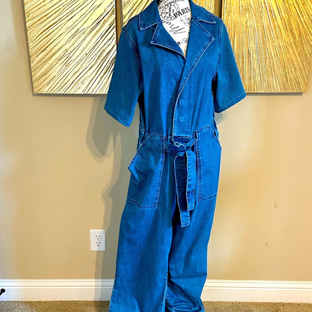 FTF Denim Jumpsuit NWT - size 12